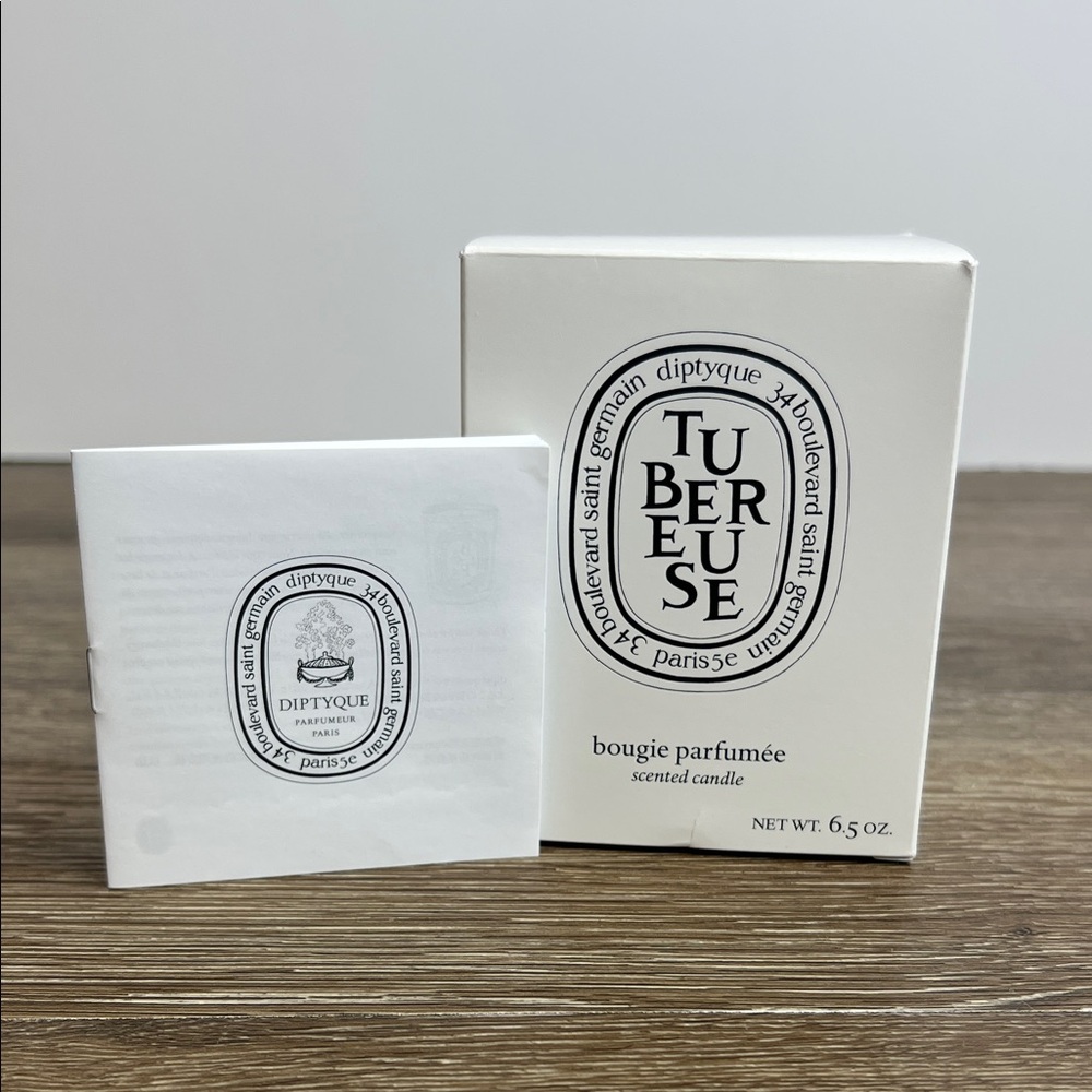 Diptyque Tubéreuse Candle 6.5 oz NEW In Box | Luxury Paris Floral Home Fragrance